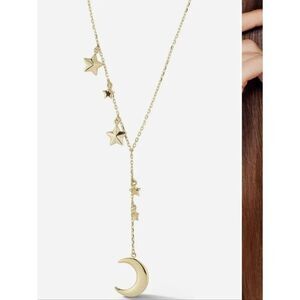 Ember Fine Jewerly 14k Yellow Gold Celestial Y-Necklace